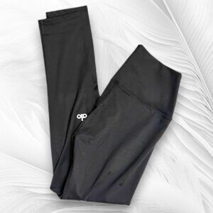 Alo Yoga Black High Waisted Leggings Size 8
